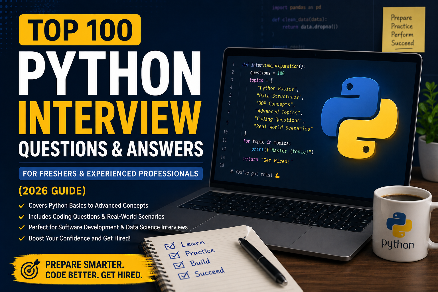 Top 100 Python questions