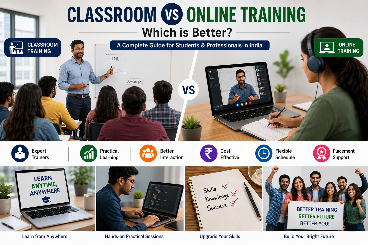 Classroom vs Online Training